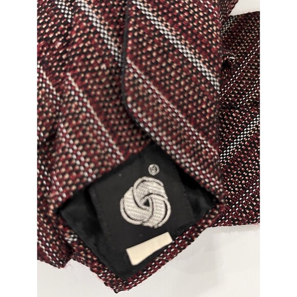 Wembley Blue Maroon Men's Necktie 10% Wool Tie 3.5” W 54.5” Long Vintage Retro - Picture 3 of 7
